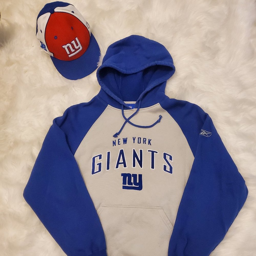 NY GIANTS HAT & SWEATSHIRT!  GREAT GIFT!!!